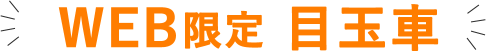 WEB限定 目玉車